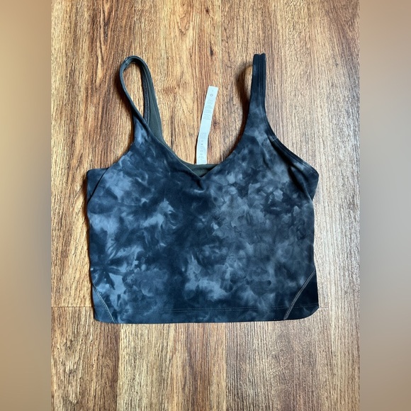 Lululemon Align Tank Diamond Dye Asphalt Grey True Navy 6 - Picture 1 of 5